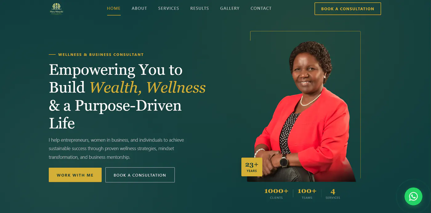 Mary Musyoki project screenshot